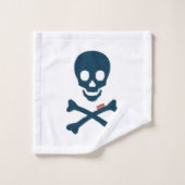 デニムスカル バスタオルセット (ウォッシュタオル)