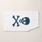 デニムスカル バスタオルセット (ハンドタオル)