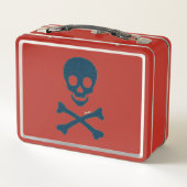 デニムスカル メタルランチボックス (裏面)