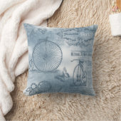 デニムスチームパンク クッション (ブランケット)