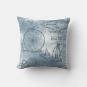 デニムスチームパンク クッション (正面)