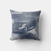 デニムスチームパンク クッション (正面)