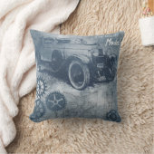 デニムスチームパンク クッション (ブランケット)