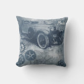 デニムスチームパンク クッション (正面)