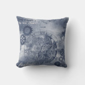 デニムスチームパンク クッション (正面)