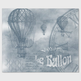 デニムスチームパンク ラッピングペーパー