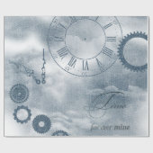 デニムスチームパンク ラッピングペーパー (フラット)