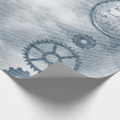 デニムスチームパンク ラッピングペーパー (角)