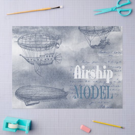 デニムスチームパンク 薄葉紙 (クラフト)