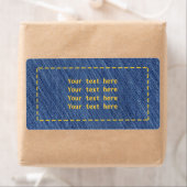 デニムステッチジャンパーティー住所 シールステッカー ラベル (インサイチュ)