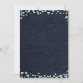 デニムダイアモンズシルバーハートバースデーパーティーイベント 招待状 (裏面)