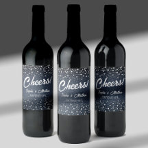 デニムダイアモンズパールスブルーカップルウェディングシャワー