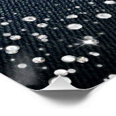 デニムダイアモンズピアスバースデーパーティーウェルカム ポスター (コーナー)