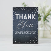 デニムダイアモンドグリッターラインストーンシックサンキューサンキュー サンキューカード (スタンド正面)