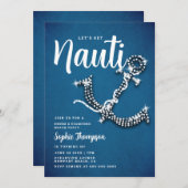 デニムダイヤモンドいかりナウティブルーバースデーパーティー 招待状 (正面/裏面)