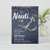 デニムダイヤモンドいかりビーチライトブライダルシャワー 招待状 (スタンド正面)