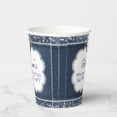 デニムダイヤモンドバースデーパーティー紙カップ 紙コップ (右)