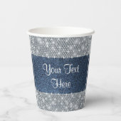 デニムダイヤモンドパーティー紙カップ 紙コップ (裏面)