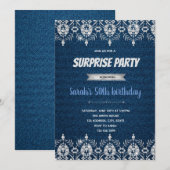 デニムダイヤモンド テーマ 招待状 (正面/裏面)