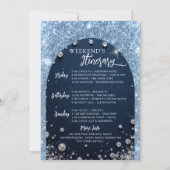 デニムダイヤモンド ラストロデオ ブリング アーチ バチェロレッテ 招待状 (裏面)