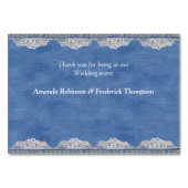 デニムテクスチャーレースと真珠 テーブルナンバー (裏面)