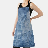 デニムテクスチャ：凹凸穴。 エプロン (インサイチュ)