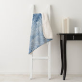 デニムテクスチャ：凹凸穴。 シェルパブランケット (インサイチュ)