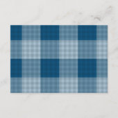 デニムテディベア赤ちゃんシャワーおむつラッフル エンクロージャーカード (裏面)