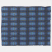 デニムデザイン フリースブランケット (正面(横))