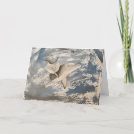 デニムドルフィングリーティ空白のングカード カード