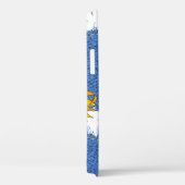 デニムハートは裂け目と裂け目のある織物で作られる Case-Mate iPhoneケース (裏面 / 右)