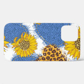 デニムハートは、裂けた縁と裂けた布で作られる Case-Mate iPhoneケース (裏面 (横))