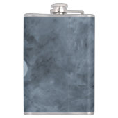 デニムバターフルール |青い（紋章の）フラ・ダ・リ フラスク (裏面)