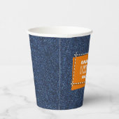 デニムパターン卒業パーティカスタムー 紙コップ (右)