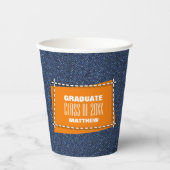 デニムパターン卒業パーティカスタムー 紙コップ (正面)