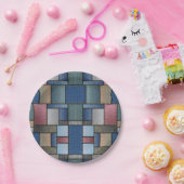 デニムパターン ペーパープレート (パーティー)