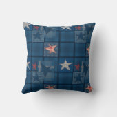 デニムパッチワーク クッション (裏面)