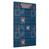 デニムパッチワーク クリップボード (右)