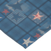 デニムパッチワーク テーブルクロス (アングル)