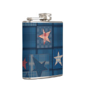 デニムパッチワーク フラスク (右)