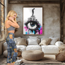 デニムパッチワーク、ブルーオレンジ&グリーン、カスタム文字