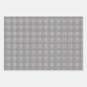 デニムファッションクリスマスサンタパターン ラッピングペーパーシート (正面2)