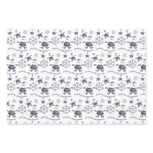 デニムファッションクリスマスサンタパターン