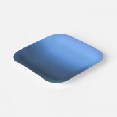 デニムブルースカラー紙プレート ペーパープレート (傾斜あり)