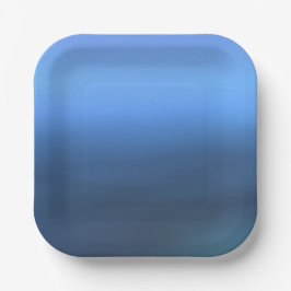 デニムブルースカラー紙プレート ペーパープレート