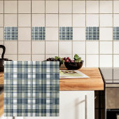 デニムブルーセージグリーンホワイト タイル