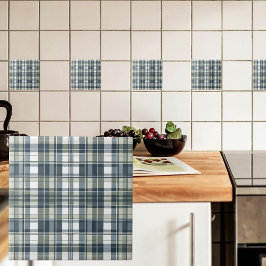 デニムブルーセージグリーンホワイト タイル