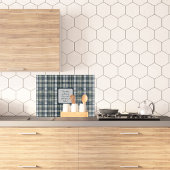 デニムブルーセージ緑の白ガラスカスタマイズ可能 カッティングボード