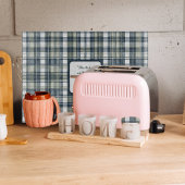 デニムブルーセージ緑の白ガラスカスタマイズ可能 カッティングボード