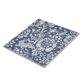 デニムブルームラルウッドランドラビットボトムセラ離れム タイル (側面)